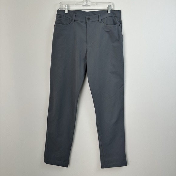 Lululemon Mens Pants 33x30 ABC Relaxed Fit 5 Pocket Pant Warpstreme - Picture 1 of 7